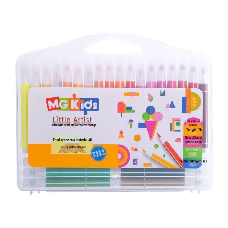 M&G 48-Color Washable Soft-Tip Watercolor Pens