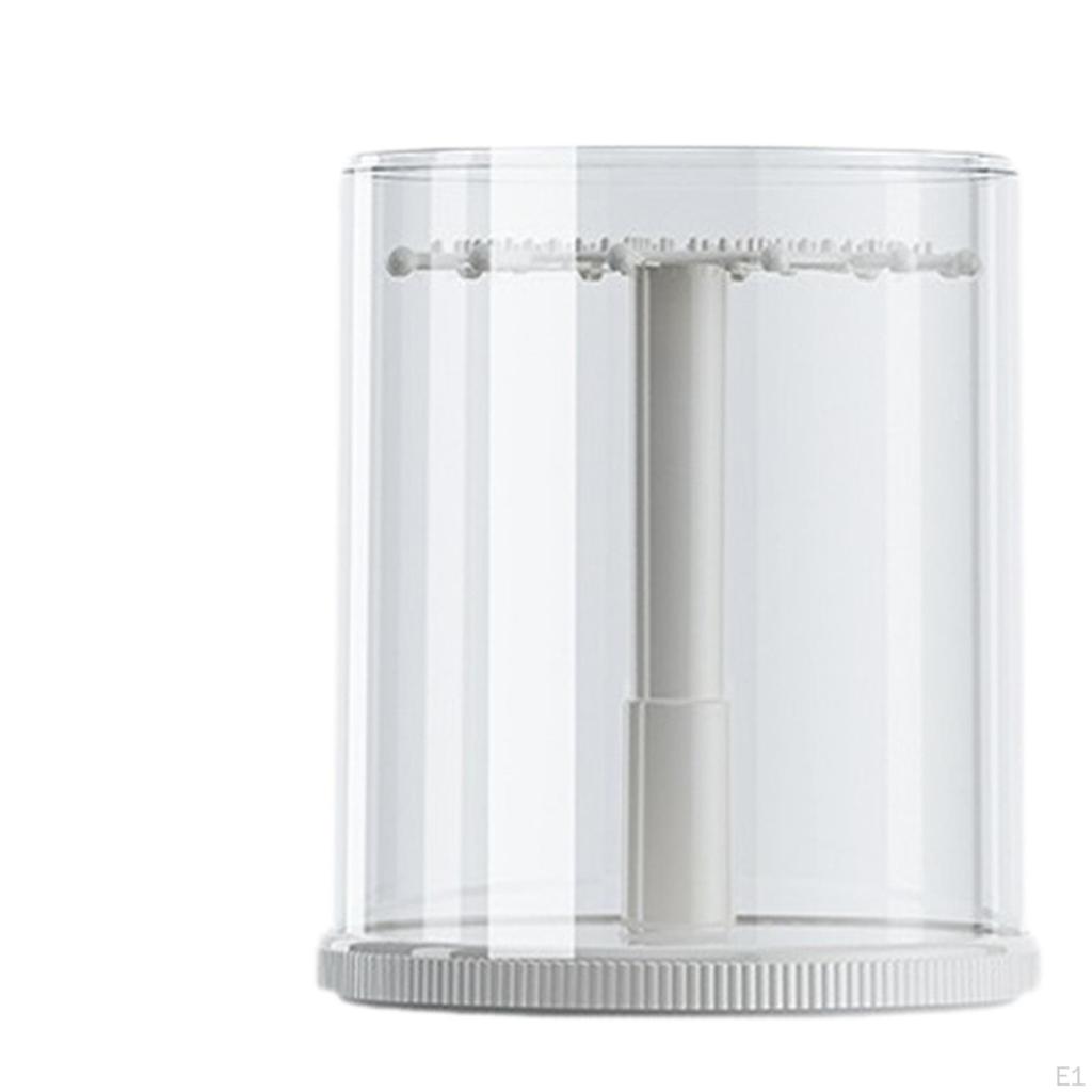 Figure Clear Display Case Stand Countertop Modern Practical Necklace Hanger Doll Storage Box