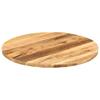 Vidaxl Tabletop, Ø 90X2.5 Cm, Round, Raw Solid Mango Wood