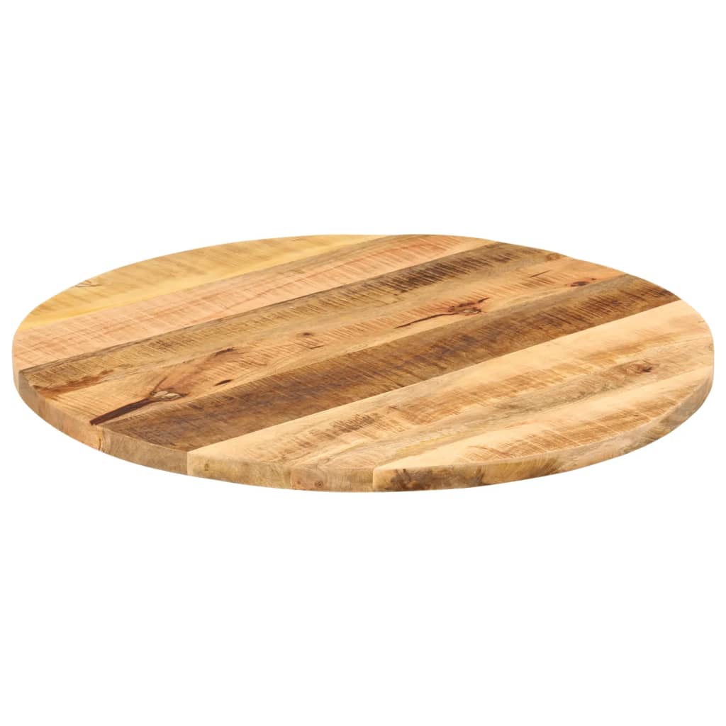 Vidaxl Tabletop, Ø 90X2.5 Cm, Round, Raw Solid Mango Wood