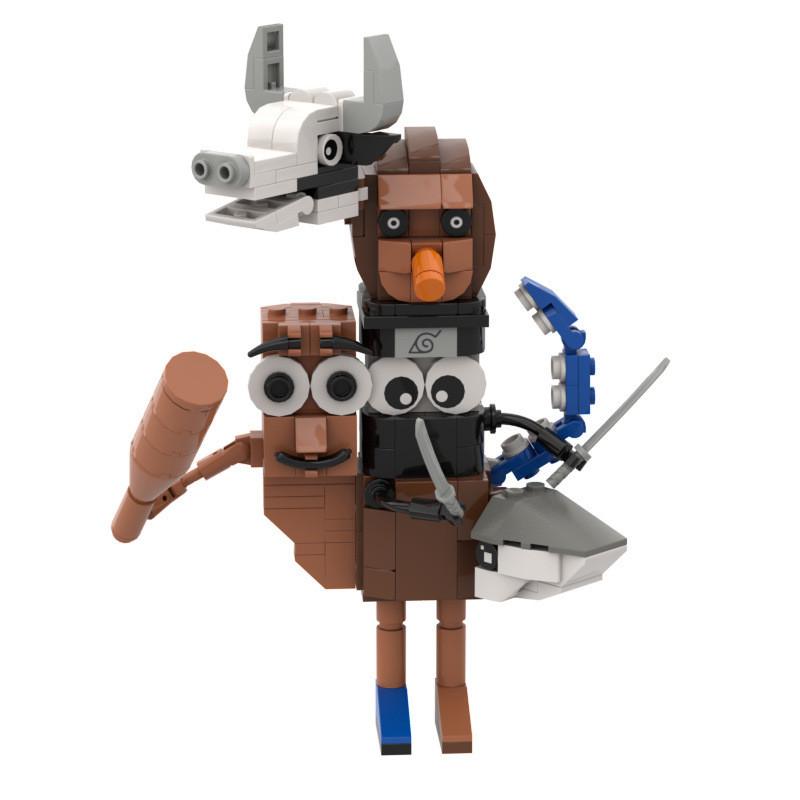 Assembling Italiana Brainrot Building Block Models For Kids Activities Creative