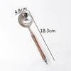 Stainless Steel Spoon Long Handle Tableware Thicken Stirring Ice Retro Meal Spoon for Serving Soup and Dessert Dinner Tableware