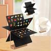 Brooch Display Panels Felt Pin Brooch Storage Stand DIY Badge Button Brooch Storage Holder Jewelry Necklace Earring Display Rack