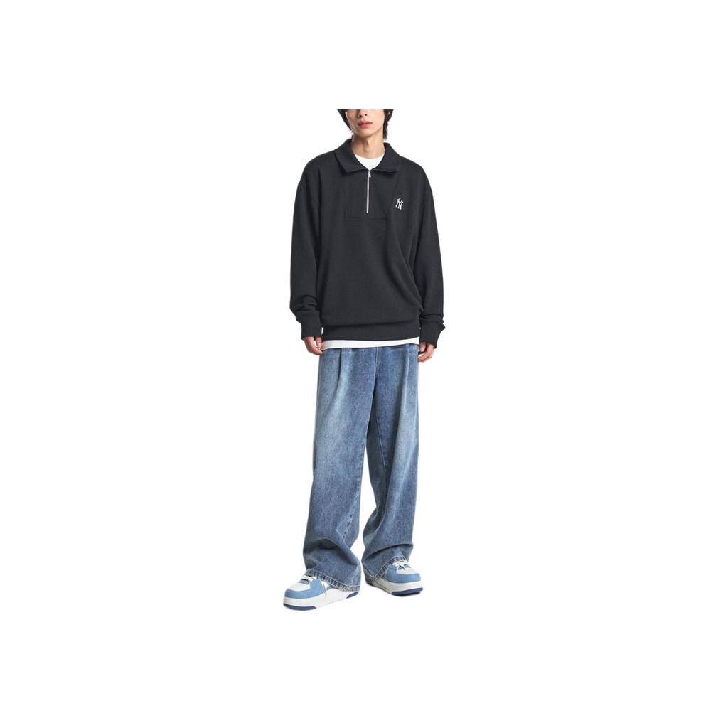 New MLB LA DODGERS Sweatshirt Unisex Black 3AMTB0944-50BKS