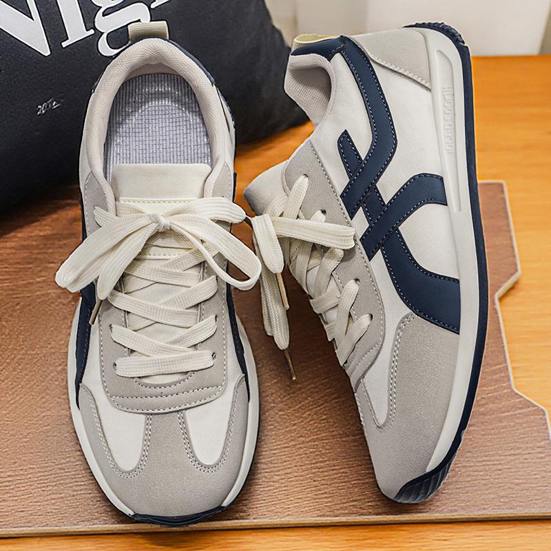 TUINANLE Herren Plateau-Sneaker mit dicker Sohle, atmungsaktives Mesh, leicht, Dad Shoes, Freizeit-Sportschuhe zum Gehen