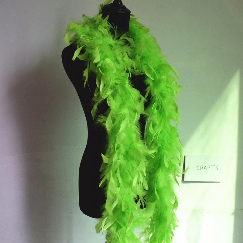 DIY Exquisite 50 g 2 m / strip  thick feather boa feather wedding party Dress up a variety of colors