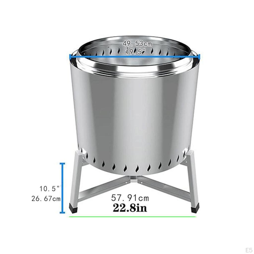 Camping Firepit Support Rack for BBQ and Outdoor Events