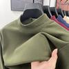Men's Thermal Half-High Collar Thick Hoodie
