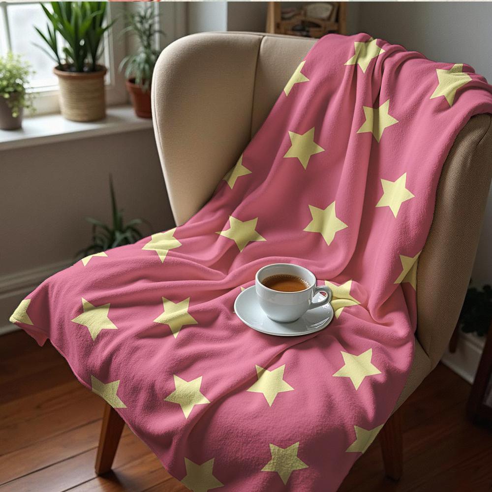 Blueberry Orange Slice Daisy Soft Flannel Blanket Breathable Warm Throw for Office Car Sofa Kids Room Birthday Xmas Gift