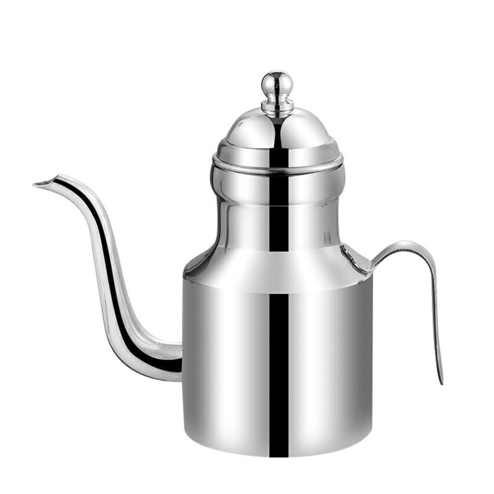 

310/500ml Oil Pot Rustproof Vinegar Dispenser Condiment Jar Oil Kettle Soy Sauce 310ml серебряный