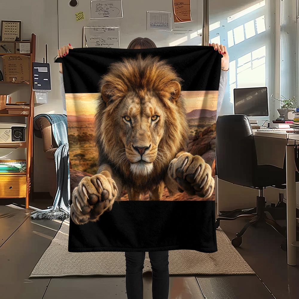 1PC 3D Flyout Print FlAannel Blanket, High quality Comfortable for All Seasons, Home Decor, Warmth and Comfort