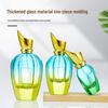 Gradient Glass Perfume Atomizer Bottle with Thick Base - Multi-Specification Press-Type Makeup Spray Bottle