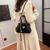 Retro Portable Bowling Bag Women's 2025 New Winter Shoulder Bag High-end Fashion Versatile Messenger Bag