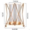 Flower Vase Figurines Candle Holder for Living Room Decoration
