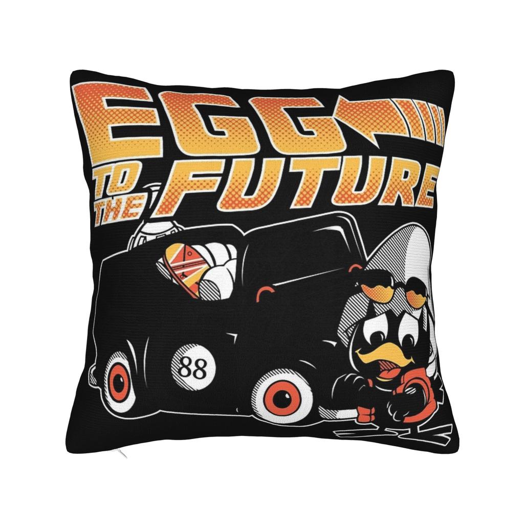 Egg To The Future Calimero Pillowcase Printing Polyester Cushion Cover Decorative Throw Pillow Case Cover Home Zipper Xcm