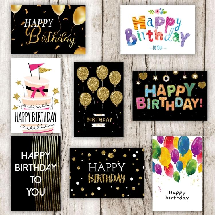 24 Pcs 3D Birthday Card with Envelope 3D Cake Birthday Card Greeting Cards for Husband