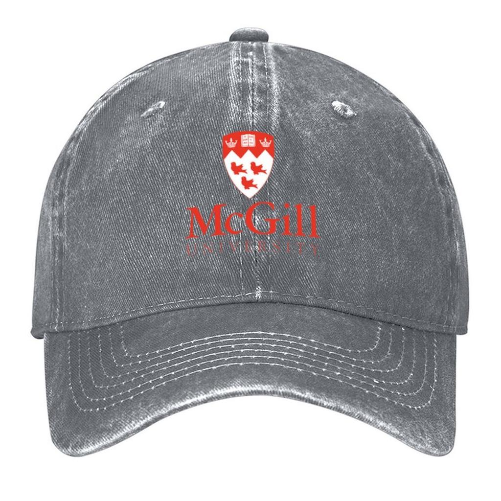 McGill Univ Logo Baseball Cap Luxury Man Hat Dropshipping Uv Protection Solar Hat western Hat Women's Beach Men's