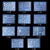 Silicone Nail Art Handicrafts Moulds DIY Nail Tools Accessories Nail Carving Molds Silicone Material for Nail Decoration