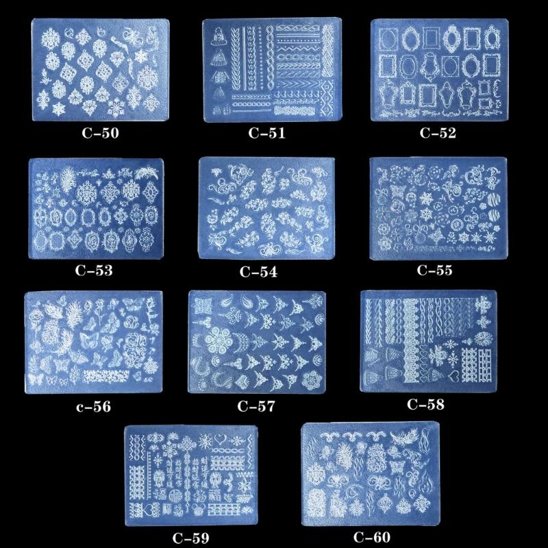Silicone Nail Art Handicrafts Moulds DIY Nail Tools Accessories Nail Carving Molds Silicone Material for Nail Decoration