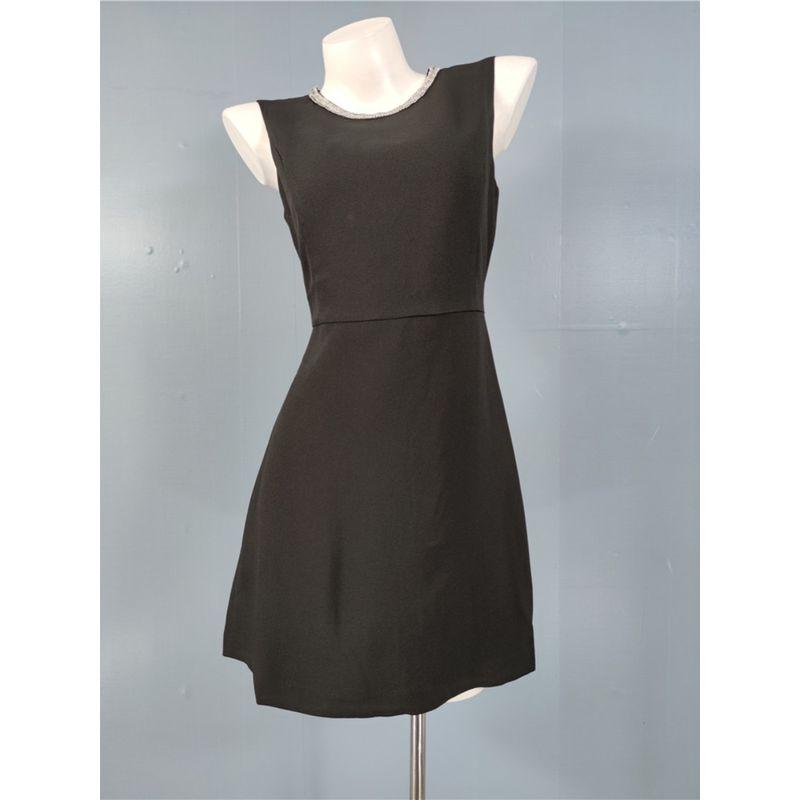 Export Single French Fashion Spring New Arrival Hepburn Cinched Sleeveless Beaded Classy Design Socialite Dress Short