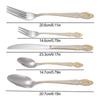 Spoons And Forks Set Reusable Silver Tableware Set Stainless Steel Kitchen Supplies Portable Western Silverware Set For Weddings