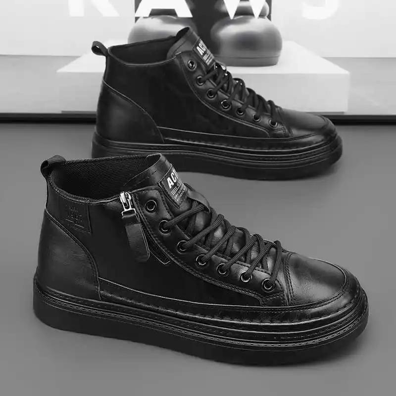 Thick Bottom In The Forest Men's Shoes New Shoes Casual Blue Men's Boot Men's Sports Sneakers Luxe Famous Brand Pretty