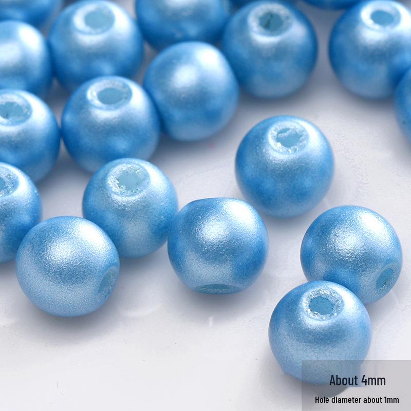 Blauer Glas-Reiskorn-Haarnadel: Handgefertigter Schmuck-Accessoire im antiken chinesischen Stil