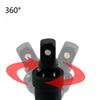 360° Swivel Knuckle Joint Air Impact Socket Adapter 1/2" 3/8" 1/4" Wobble Retractable for Pneumatic Wrench