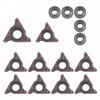 For Mini Chamfer Tool Insert Package with Triangular Cutters and Bearings