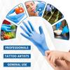 Blue Nitrile Gloves 100 Pack, High Resilience Latex Free, Flexible Comfortable for Daily/Professional Use