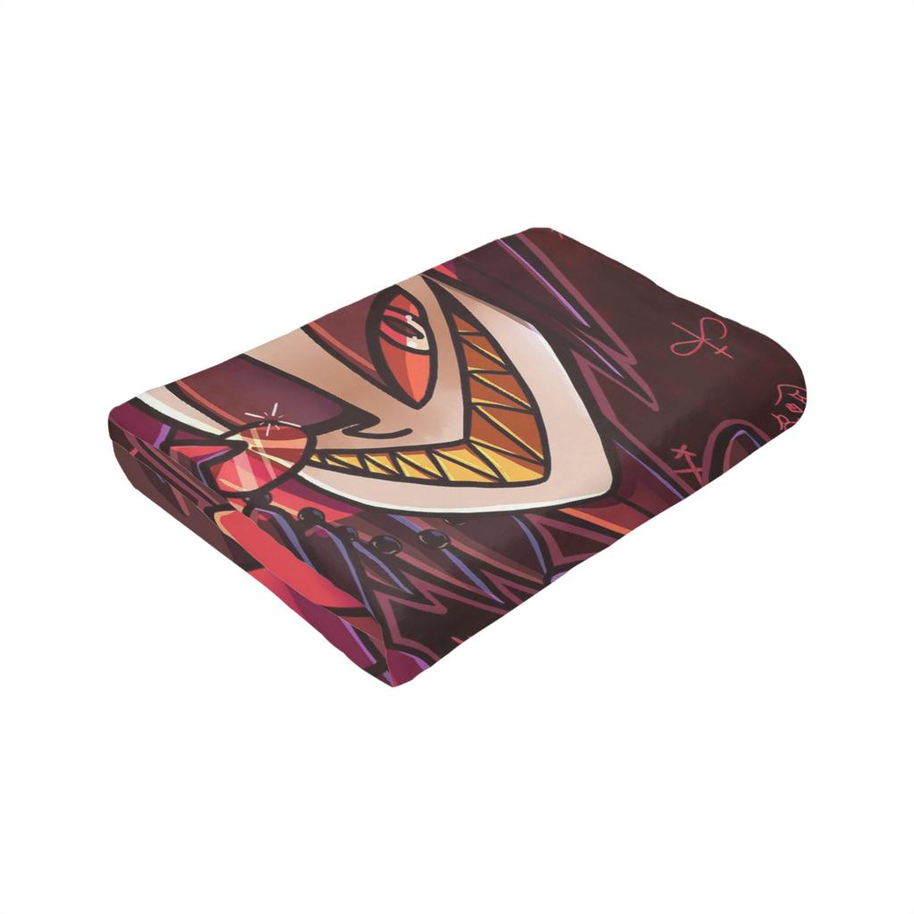 Cartoon Hazbins Hotels Alastor Blankets Coral Fleece Plush Autumn/Winter Thin Throw Blanket for Home Office Bedding Throws