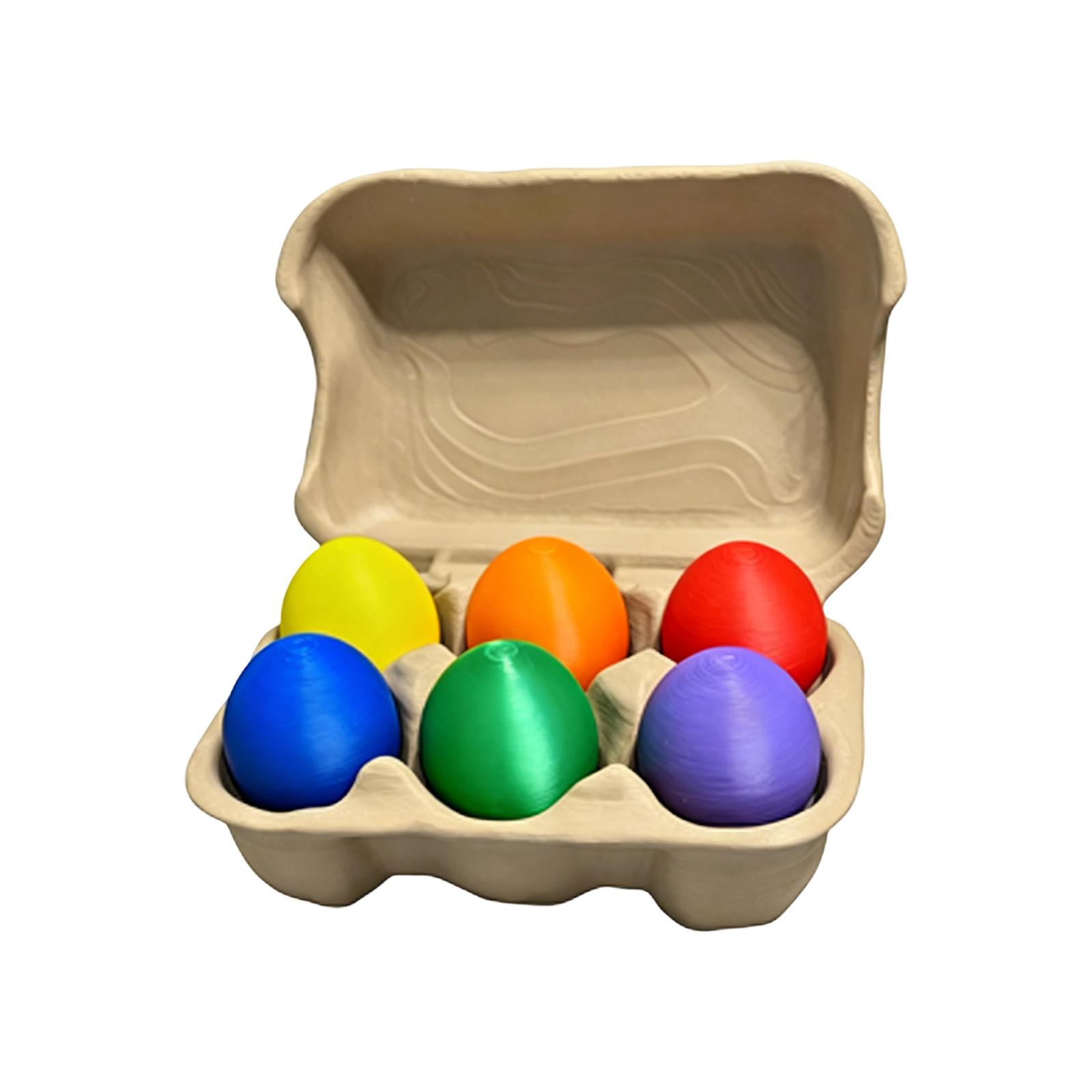 3D Printed Egg Tray Stress Push Sensory Toy with Lid , Large Size One Size
