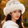 Warm Winter Hat for Ladies New Arrival High-End Stylish Hat Thickened Woolly Fisherman's Hat Bucket Hat