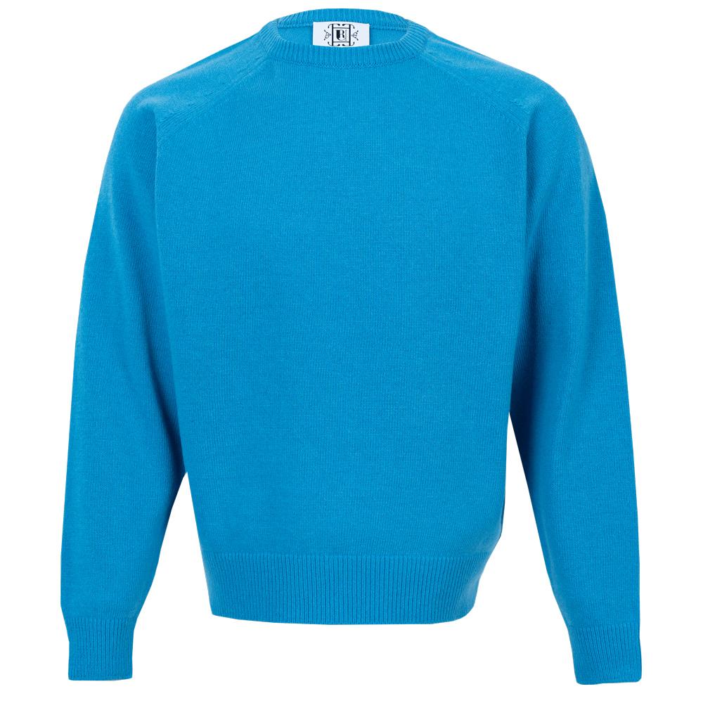FRUI Raglan Sleeve Crew Neck Knitwear Blue