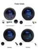 52MM Car Modification Gauge: Digital Display with Blue Light for Turbo, Water Temp, Oil Temp, Oil Pressure, Voltage (12V)