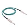 6.35mm Mono Audio Cable for Electric Guitar Sound Mixer Electronic Drum Excellent Interference Shielding Noise Reduction