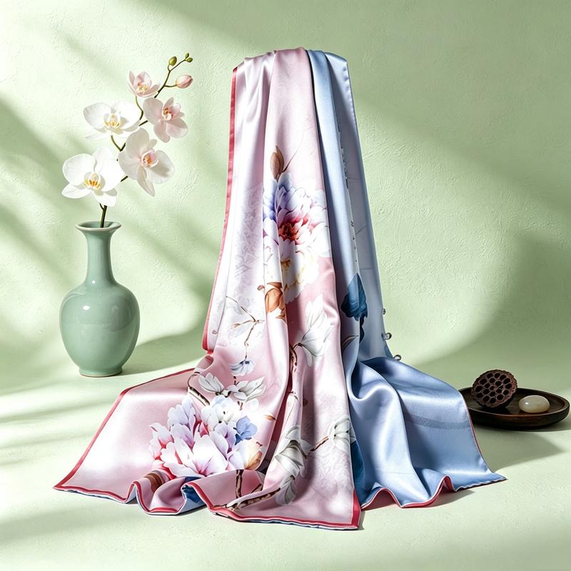 Hangsilu Women's Mulberry Silk Scarf