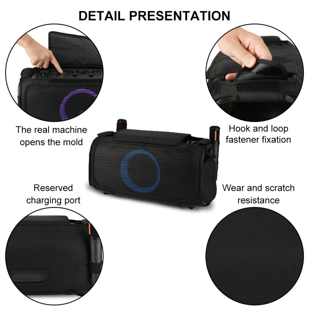 Speaker Replacement Cover Scratch Resistant Carrying Cover Case Speaker Protective Case for JBL PartyBox On-The-Go Speaker