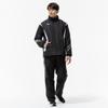 Mizuno MC Line Breath Thermo Insulated Warmer 32MEC630 Jacket, Heat-Generating Material, Water-Repellent, Windproof, Black/White,