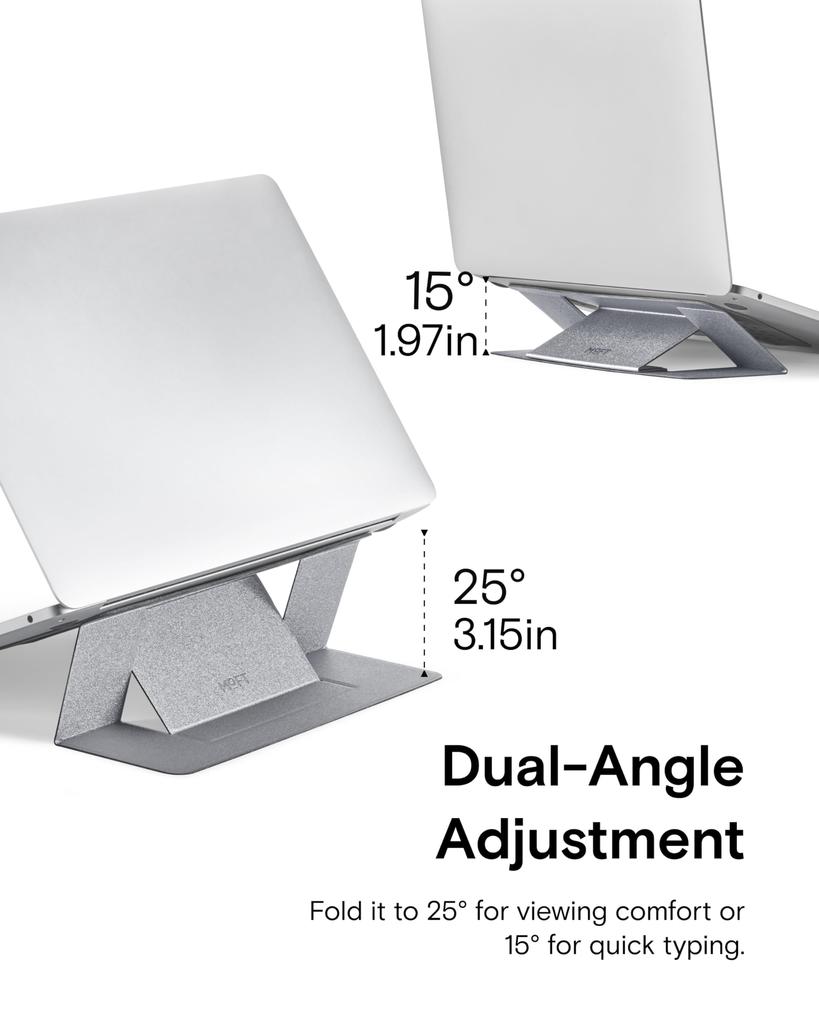 MOFT Direct Laptop Notebook PC Stand with Heat Dissipation Supports Up To Compatible with Tablets [Official Store] Stand, Holes, Portable, Foldable,