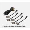 Universal For Ford Toyota Truck Raptor Style LED Amber Front Grille Lights 5PCS