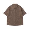 American Retro Streamer Decorative Plaid Short-sleeved Shirt Summer New Loose Casual Lapel Shirt for Men and Women