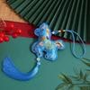 Chinese Style Pony Embroidered Pendant Spring Festival Zodiac Mascot Horse Hanging Decoration Keychain Tassel