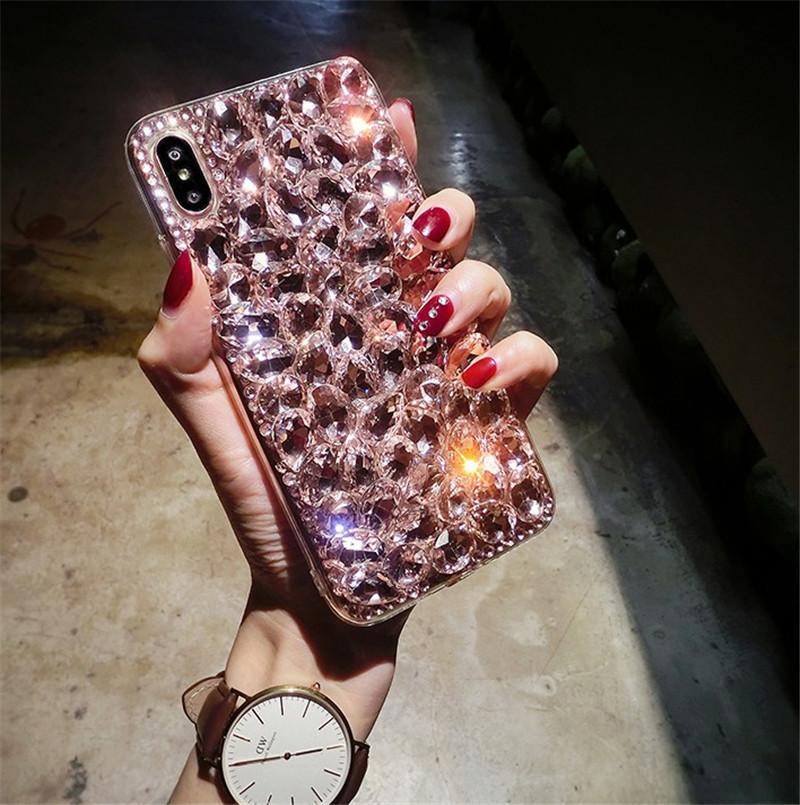 Rhinestone for Samsung S23 Mobile Phone Case for Women S25+ Luxury Personalized Creative Note20 New S24ultra