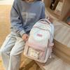 Ghiozdan Elev Nou Capacitate Mare Stil Colegiu Rucsac Student Școală Gimnazială Student Colegiu Rucsac Dulce cu Buline Valoare Mare