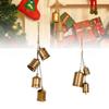 Cow Bells Gold Christmas Decoration Wind Chime Bell Party Scene Props Setting