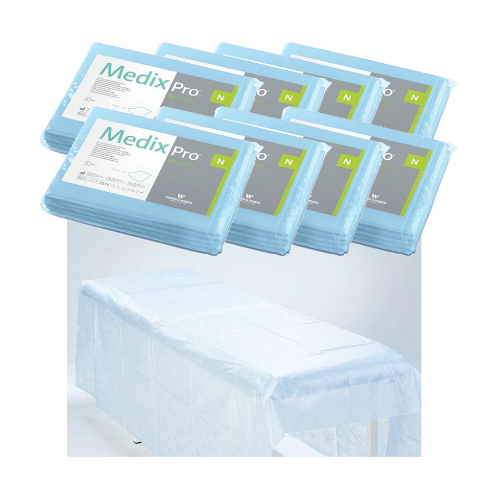 Disposable Sheet 160cm X 210cm Blue 20G Medixpro 40 Pcs