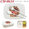 Anime Cartoon Kirby Printed Wheat Straw Lunch Box