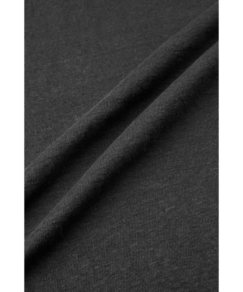 IROWOMEN Selhy Linen V-Neck Long Sleeve T-Shirt Iotas26102Bkx