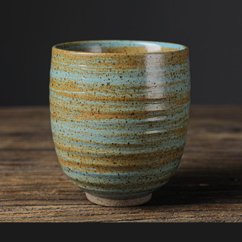 Saudi Arabian Espresso Coffee Cup Coarse Pottery Retro Handmade Tea Cup Large Ceramic Master Cup  Water Cup